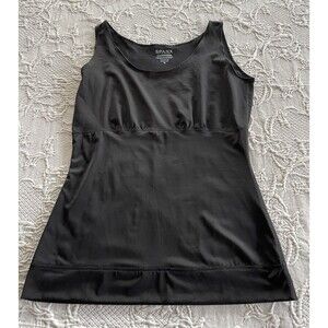 Spanx Camisole Tank Top Shapewear Black Sleeveless Ladies 2XL